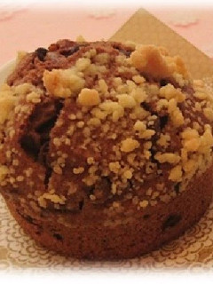 チョコとくるみのクランブルマフィン-レシピのメイン写真