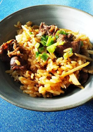 味しっかりめ☆牛しぐれ煮の炊き込みご飯☆-レシピのメイン写真