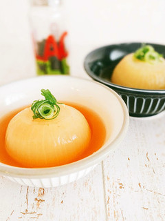 ケチャップだしのトロトロ新玉ねぎスープ-レシピのメイン写真