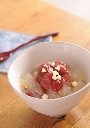 角切りところてんのかき氷風-レシピのメイン写真