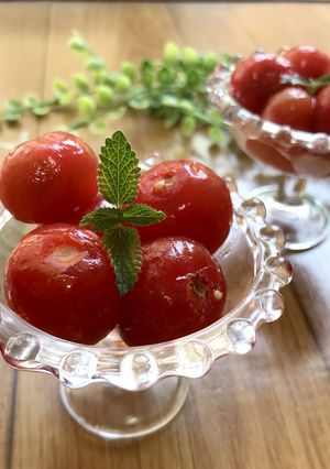 プチトマトのはちみつレモンマリネ♪-レシピのメイン写真
