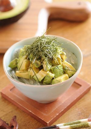 ところてんのアボカドのせサラダ-レシピのメイン写真