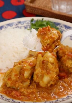 ルーなし♪簡単本格フライパンチキンカレー-レシピのメイン写真