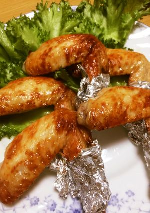 ほろ酔い手羽先♬のグリル焼き-レシピのメイン写真