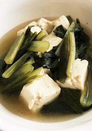 あと1品！豆腐と小松菜のとろみ煮-レシピのメイン写真