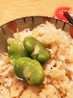 そら豆のしらすおこわ-レシピのメイン写真