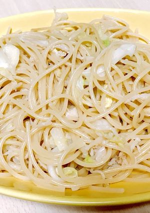 キャベツとホタテのパスタ-レシピのメイン写真