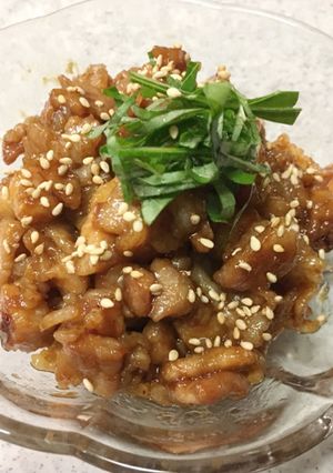 シェフ直伝！豚肉のしぐれ煮　牛肉でもＯＫ-レシピのメイン写真