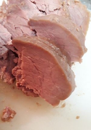 ヨーグルティアで低温調理柔らか豚塊肉-レシピのメイン写真