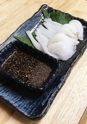 イカの刺身は七味がうまい★-レシピのメイン写真