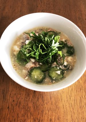 さば缶で冷汁-レシピのメイン写真