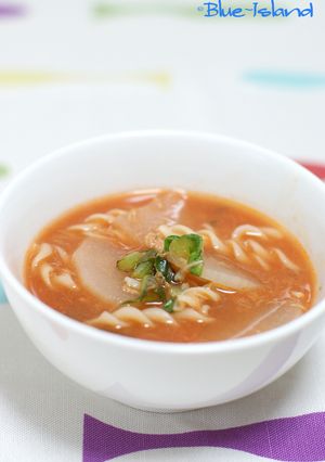 大根とツナの♪マカロニトマトスープ♪-レシピのメイン写真