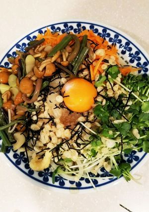 ぶっかけ讃岐うどん　野菜多め　簡単　-レシピのメイン写真