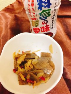 こんにゃくのにんにく炒め-レシピのメイン写真