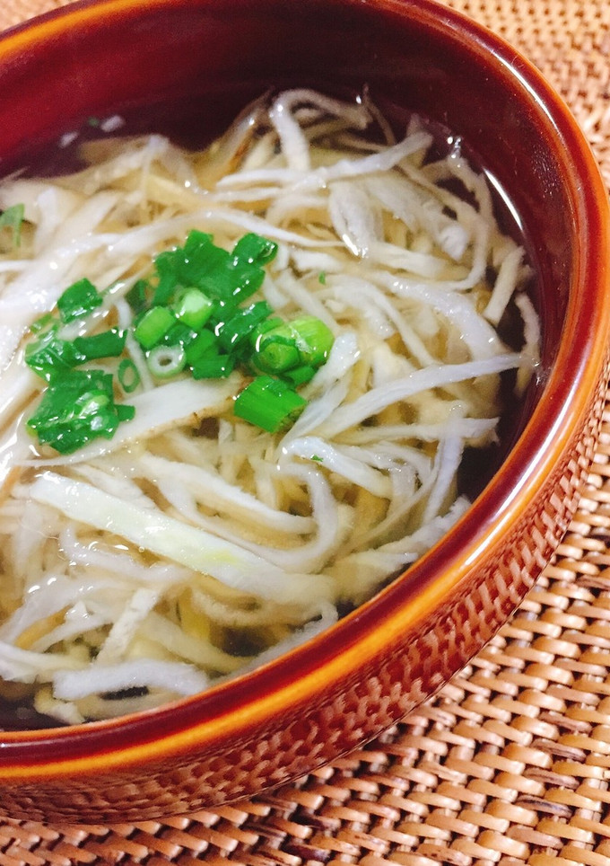 ごぼうと切り干し大根の和風スープ-レシピのメイン写真