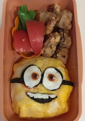 ミニオン弁当-レシピのメイン写真