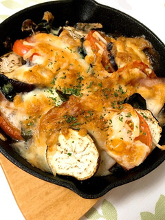 茄子とトマトのチーズ焼き-レシピのメイン写真