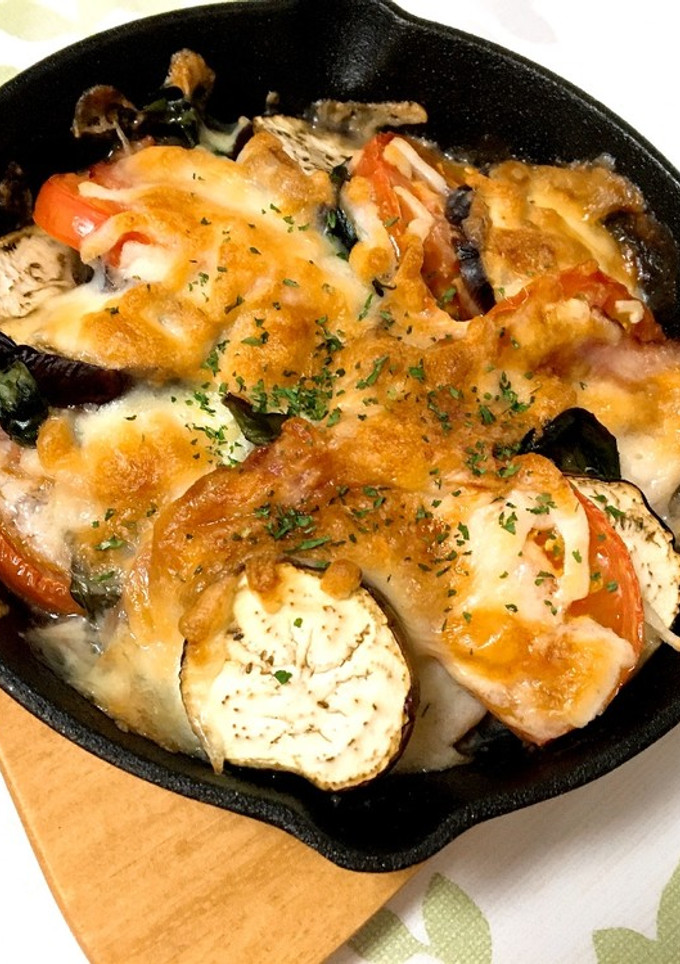 茄子とトマトのチーズ焼き-レシピのメイン写真