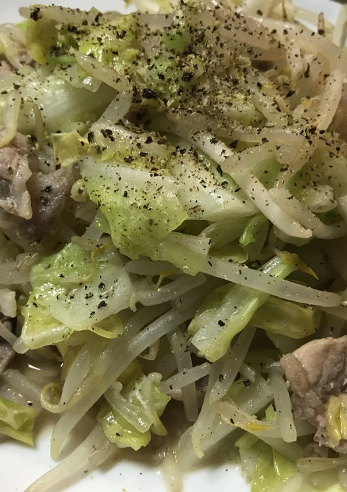 もやしでカサ増し　簡単肉野菜炒め-レシピのメイン写真