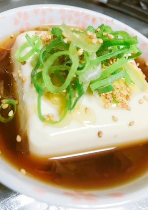 【湯豆腐ｘ電子レンジ】簡単♪ゴマ風味★-レシピのメイン写真