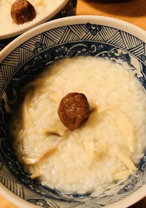 ●かんたんお粥●エリンギのきのこ粥-レシピのメイン写真