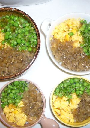 鍋１つで出来る!!簡単あんかけ三色丼♪-レシピのメイン写真