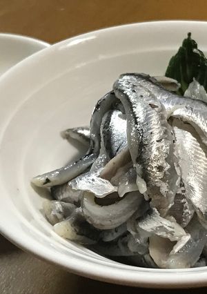 新鮮なカタクチイワシでお刺身♪-レシピのメイン写真