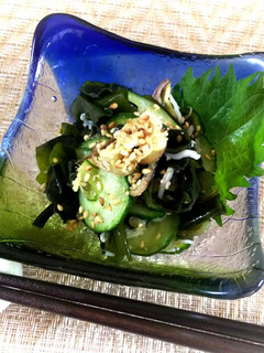 ワカメと胡瓜の薬膳酢の物-レシピのメイン写真