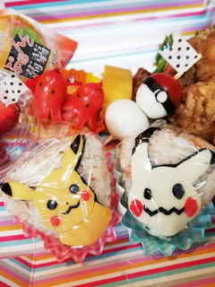 【遠足】ピカチュウとミミッキュのキャラ弁-レシピのメイン写真
