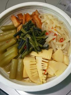ふき&筍&わらびの炒め煮-レシピのメイン写真