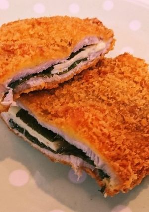 簡単＊梅しそチーズとんかつ♪-レシピのメイン写真