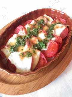 トマトとスライスチーズのカプレーゼ-レシピのメイン写真