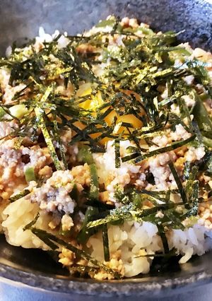 ペロッとオススメ！！ピーそぼろ丼✨-レシピのメイン写真