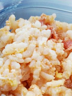 明太子焼き飯(ほめられ酢入)-レシピのメイン写真