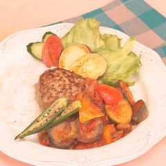รูปของ 夏野菜ラタトゥイユ豆腐ハンバーグプレート