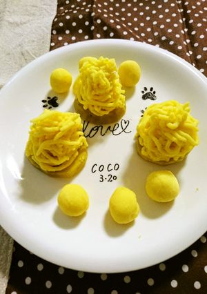 犬用♡モンブラン♪-レシピのメイン写真