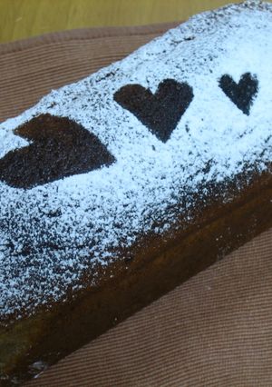 混ぜて焼くだけ~!ココアパウンドケーキ-レシピのメイン写真