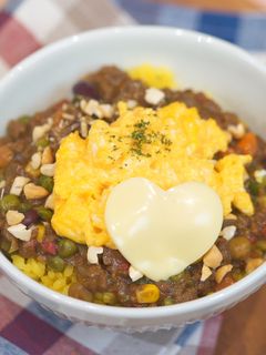 疲労回復キーマカレー丼-レシピのメイン写真