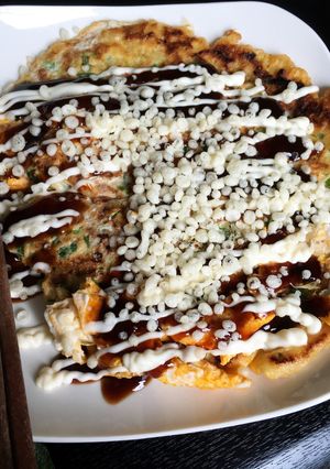 節約！たこ焼き粉でねぎ焼き-レシピのメイン写真