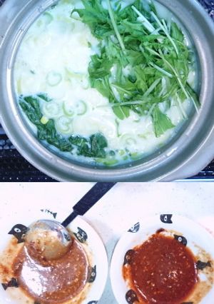 異世界居酒屋＠豆乳湯豆腐-レシピのメイン写真