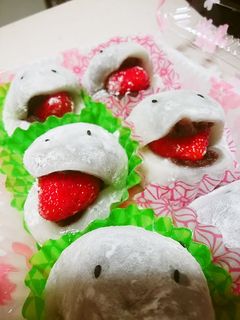 レンジでいちご大福-レシピのメイン写真