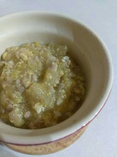 離乳食後期完了期 豚肉とキャベツの卵とじ-レシピのメイン写真