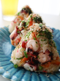 たこ焼きの余った具材で!ごちそうおにぎり-レシピのメイン写真