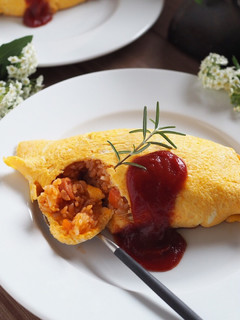 簡単にカフェ気分*オムライス-レシピのメイン写真