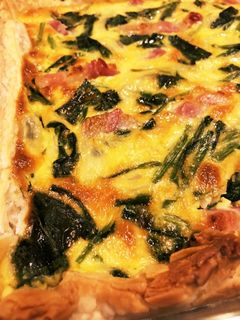 簡単!ほうれん草たっぷりキッシュ-レシピのメイン写真