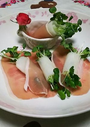 大根の親子巻きサラダ-レシピのメイン写真