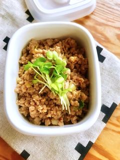 ピリ辛*味噌豚そぼろ*-レシピのメイン写真