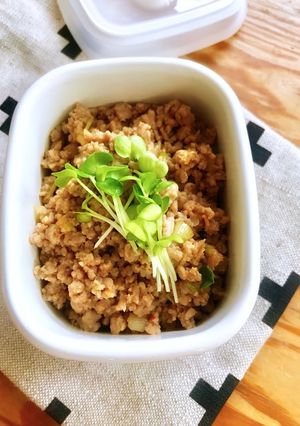 ピリ辛＊味噌豚そぼろ＊-レシピのメイン写真