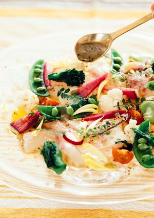 春野菜と鯛のカルパッチョ-レシピのメイン写真