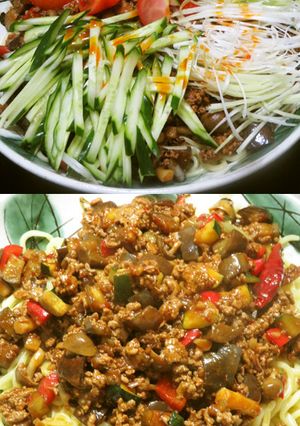 野菜がいっぱい美味ヘルシージャージャー麺-レシピのメイン写真